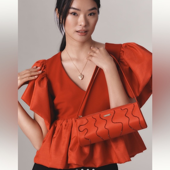 Sunday in Brooklyn Tops - New Anthropologie Sunday in Brooklyn Short-Sleeve V-Neck
Babydoll Blouse